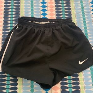 nike black dri-fit black shorts!